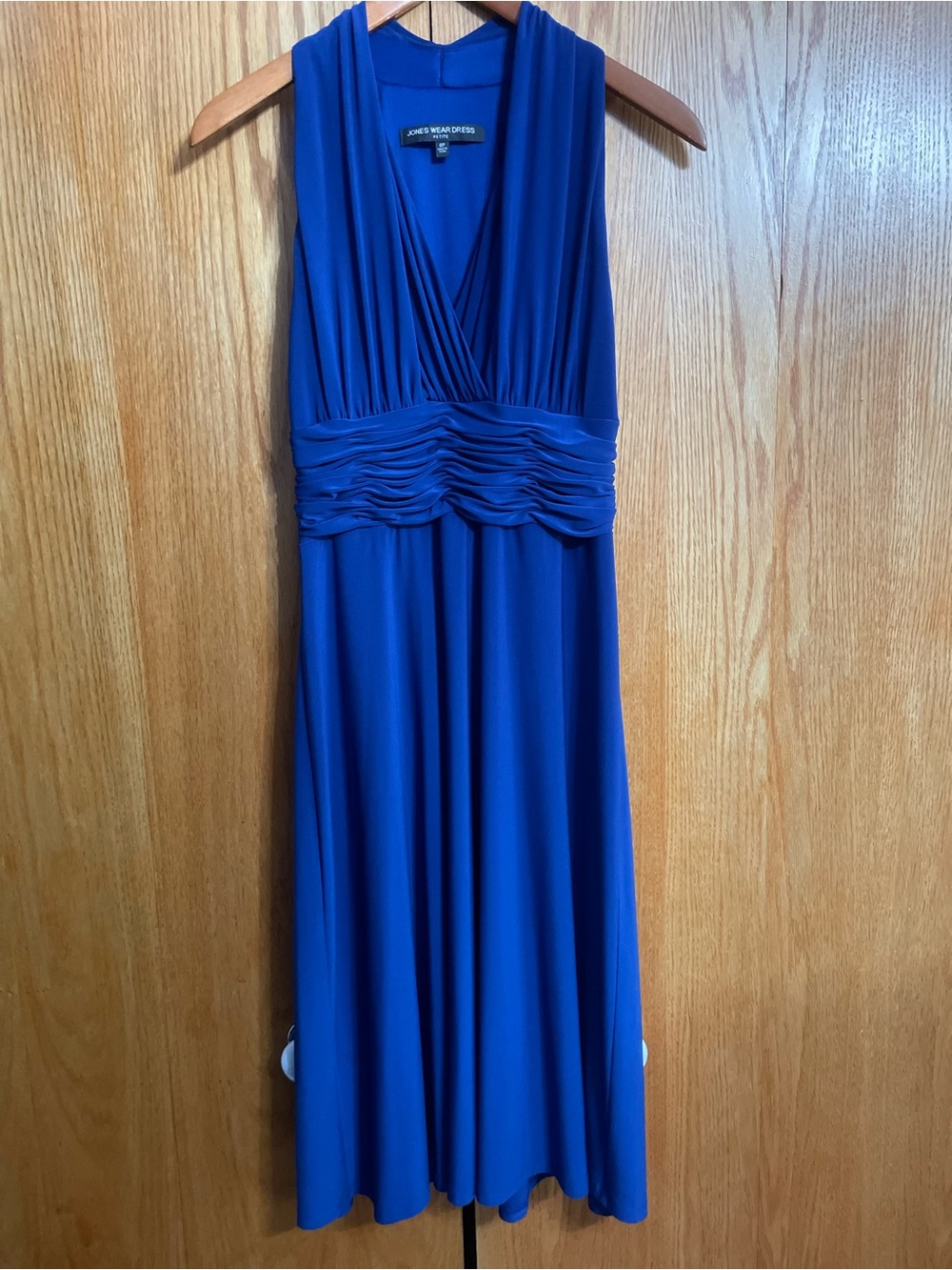 Jones Wear Royal Blue Midi Dress